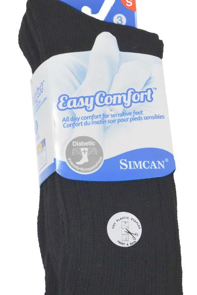 Simcan Easy Comfort Socks - 3 Pair/Package