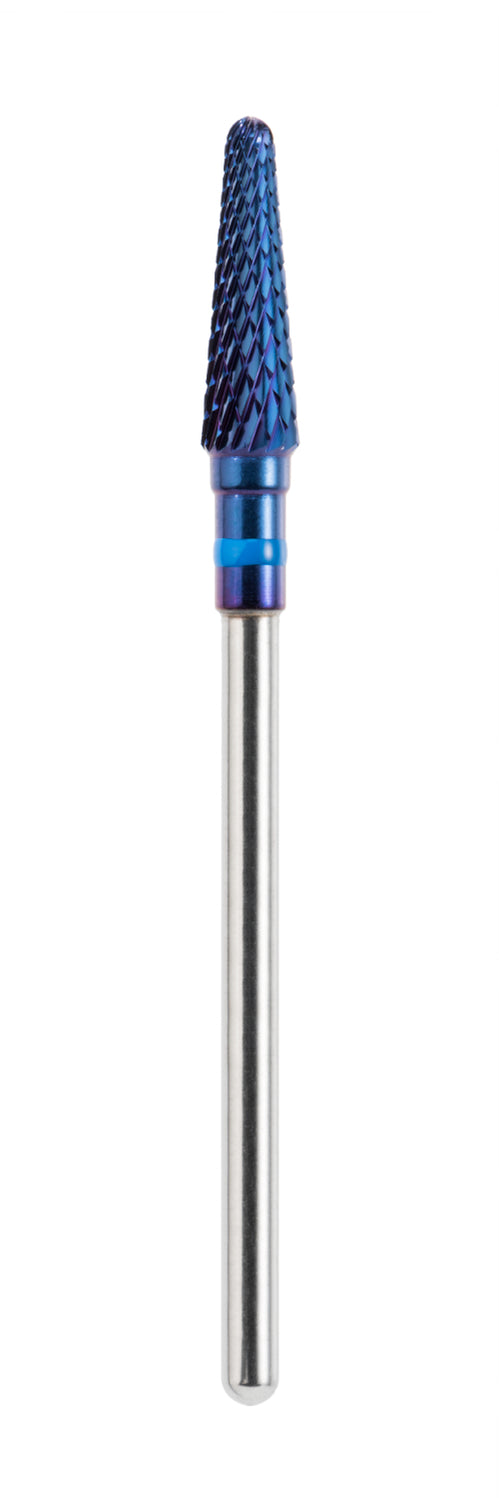 Rotatool RT512M Tiain Carbide Bur Long Cone, Medium Cross Cut — Pedicare