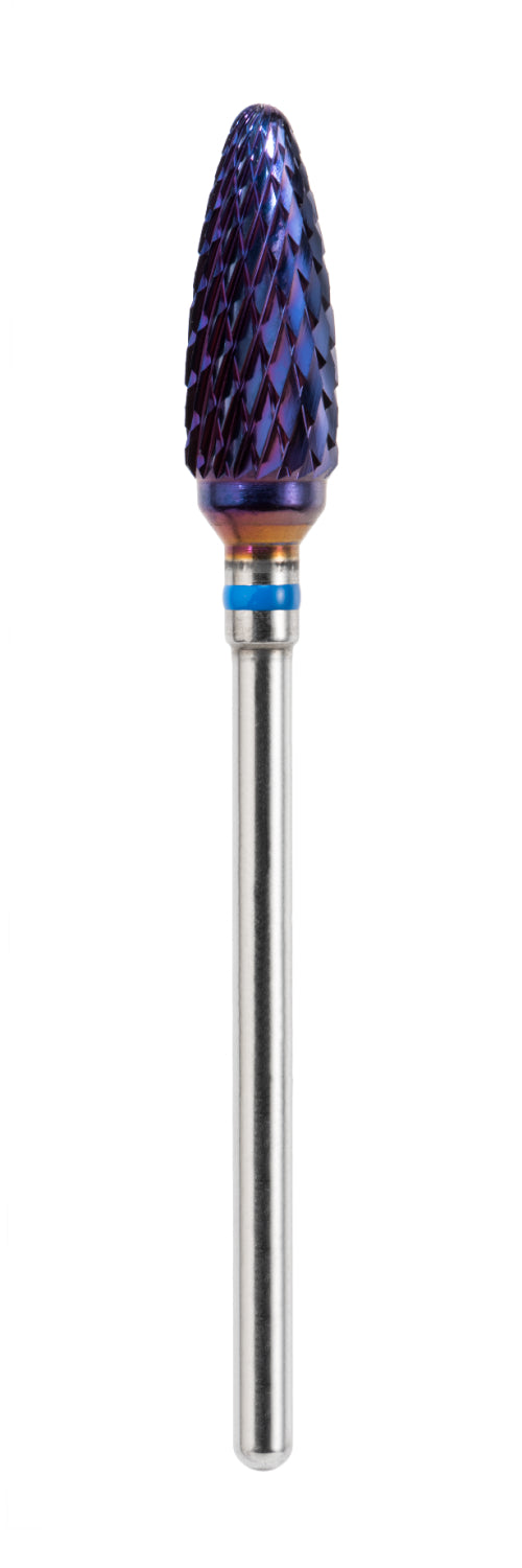 Rotatool RT515M Tiain Carbide Bur Extra Large Cone, Medium Cross Cut ...