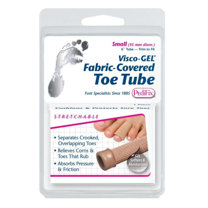Pedifix Visco-GEL Fabric-Covered Toe Tube