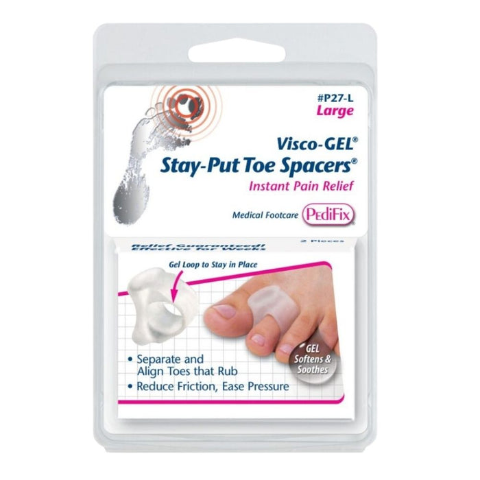 Pedifix Visco-GEL Stay-Put Toe Spacers