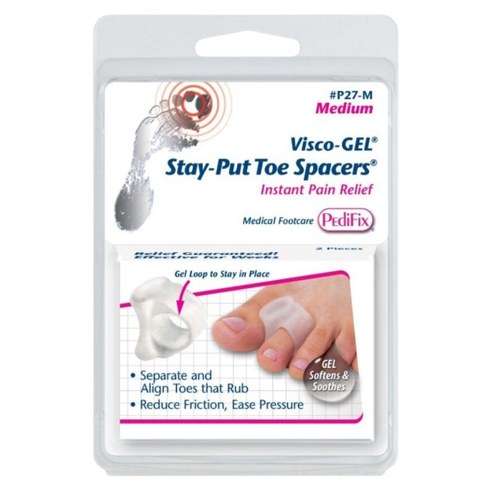 Pedifix Visco-GEL Stay-Put Toe Spacers